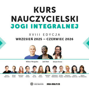 logo: KURS NAUCZYCIELSKI JOGI INTEGRALNEJ - 18 EDYCJA, START: WRZESIEŃ 2025