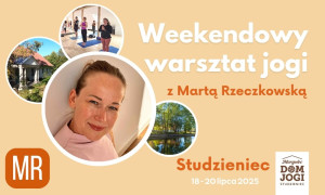 logo: WARSZTAT WEEKENDOWY Z MARTĄ RZECZKOWSKĄ :: STUDZIENIEC :: 2 DNI :: MR