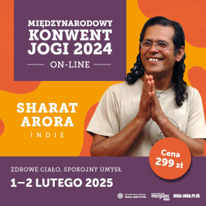 logo: Sharat Arora Indie - Międzynarodowy Konwent Jogi 1-2.02.2025 :: ON-LINE!