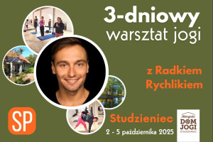 logo: 3-DNIOWY WARSZTAT JOGI Z RADKIEM RYCHLIKIEM :: STUDZIENIEC :: 3 DNI :: SP